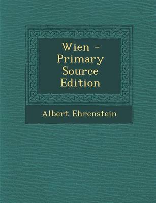 Book cover for Wien - Primary Source Edition