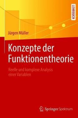 Cover of Konzepte Der Funktionentheorie