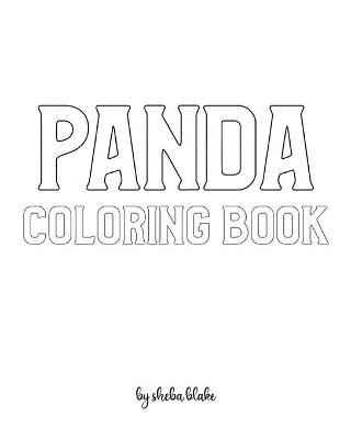 Book cover for Panda Coloring Book for Children - Create Your Own Doodle Cover (8x10 Softcover Personalized Coloring Book / Activity Book)