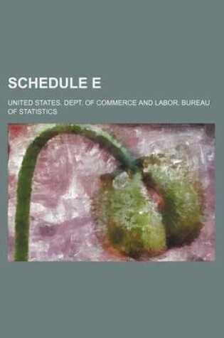 Cover of Schedule E