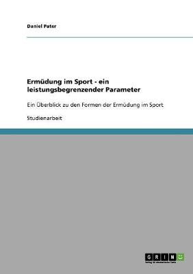 Book cover for Ermudung im Sport - ein leistungsbegrenzender Parameter