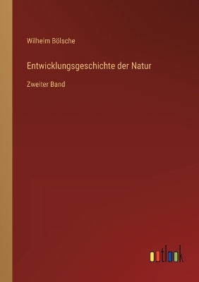 Book cover for Entwicklungsgeschichte der Natur