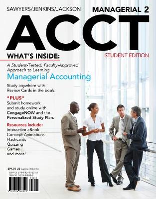 Book cover for Managerial ACCT2 (with CengageNOW with eBook Printed Access Card)