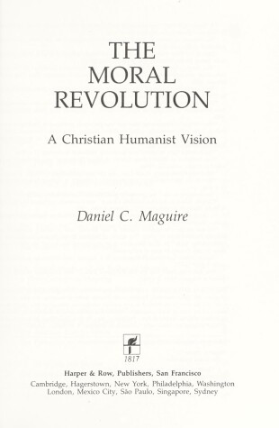 Book cover for The Moral Revolution
