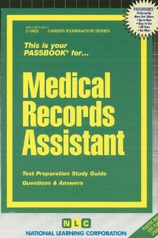 Cover of Medical Records Assistant