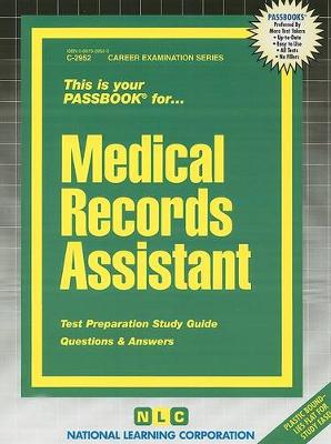 Book cover for Medical Records Assistant