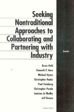 Cover of Seeking Nontraditional Approaches to Collaborating and Partnering with Industry