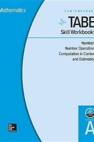Cover of Tabe Skill Workbooks Level A: Numbers, Number Operations, Computation in Context, and Estimation - 10 Pack