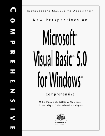 Book cover for New Perspectives on Microsoft Visual Basic 5.0