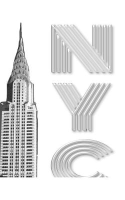 Book cover for Chrysler Building NYC Writing Drawing Journal