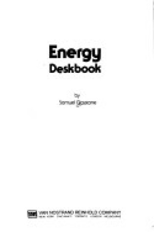 Cover of Energy Deskbook