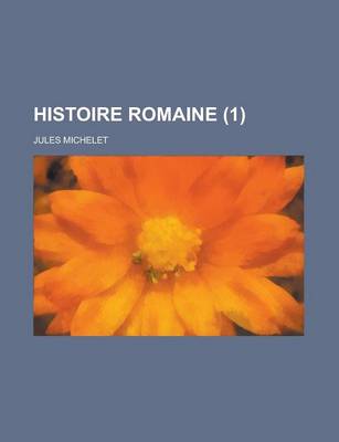 Book cover for Histoire Romaine (1)