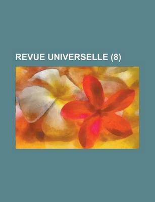 Book cover for Revue Universelle (8)