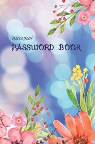 Cover of Internet password book