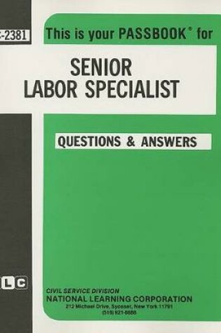 Cover of Senior Labor Specialist