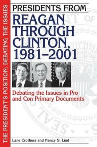 Cover of Presidents from Reagan through Clinton, 1981-2001