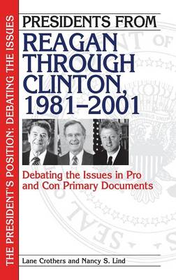 Book cover for Presidents from Reagan through Clinton, 1981-2001