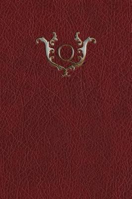 Book cover for Monogram "q" Grid Notebook
