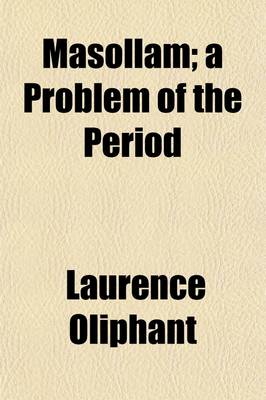 Book cover for Masollam (Volume 2); A Problem of the Period