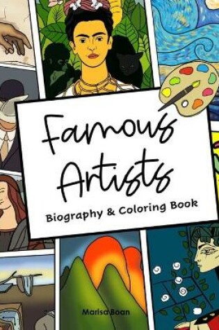 Cover of Famous Artists Biography Coloring Book