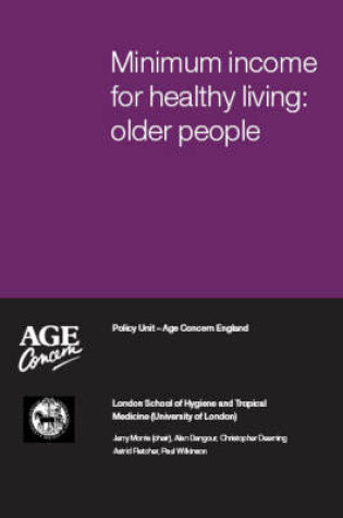 Cover of Minimum Income for Healthy Living