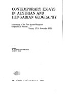 Book cover for Contemporary Essays in Austrian and Hungarian Geography