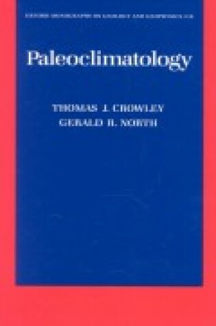 Cover of Paleoclimatology