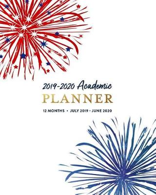 Book cover for 2019-2020 Academic Planner, 12 Months, July 2019 - June 2020