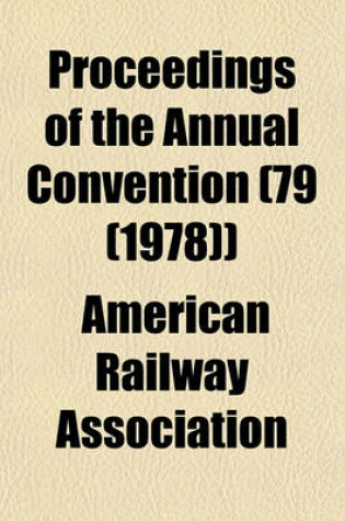 Cover of Proceedings of the Annual Convention (79 (1978))