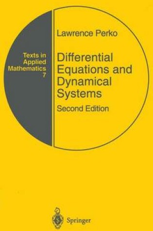 Cover of Differential Equations and Dynamical Systems