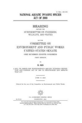 Cover of National Aquatic Invasive Species Act of 2003