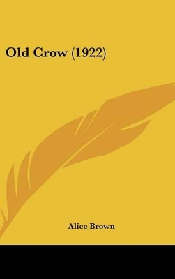 Book cover for Old Crow (1922)