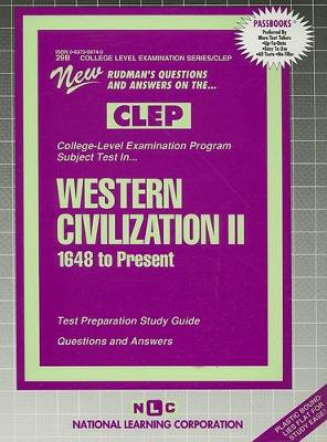 Book cover for Western Civilization II (1648 to Present)