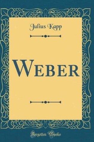 Cover of Weber (Classic Reprint)