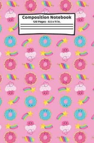 Cover of Donuts Composition Notebook