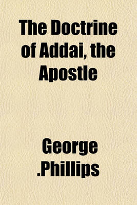 Book cover for The Doctrine of Addai, the Apostle