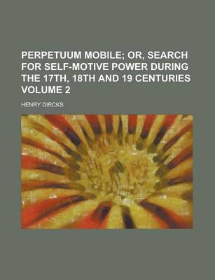 Book cover for Perpetuum Mobile Volume 2