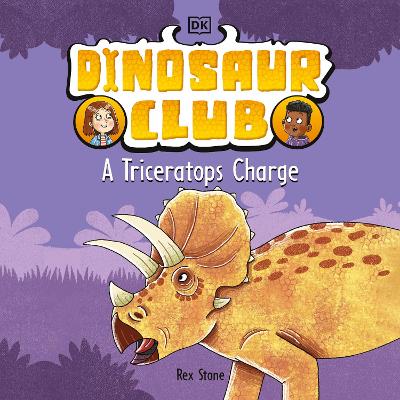 Book cover for Dinosaur Club: A Triceratops Charge