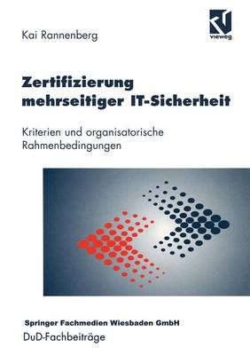 Book cover for Zertifizierung Mehrseitiger It-Sicherheit