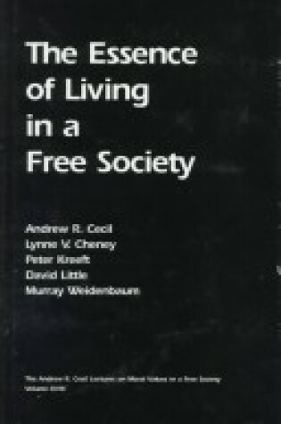 Cover of The Essence of Living in a Free Society