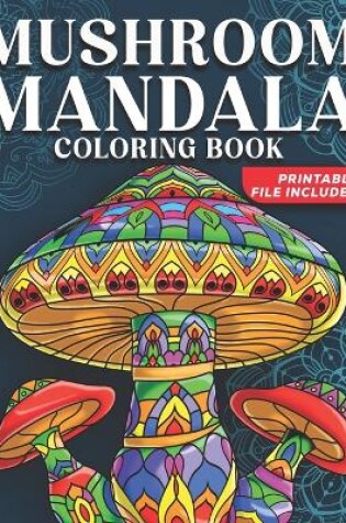 Cover of Mushroom Mandala Coloring Book