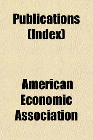 Cover of Publications (Index)