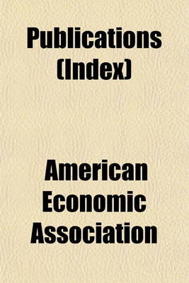 Book cover for Publications (Index)