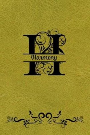 Cover of Split Letter Personalized Name Journal - Harmony