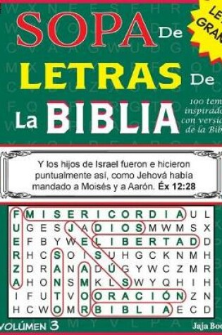 Cover of SOPA de LETRAS de la BIBLIA, Volúmen 3