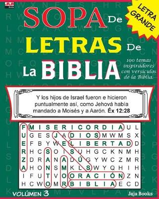 Book cover for SOPA de LETRAS de la BIBLIA, Volúmen 3