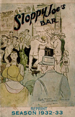 Book cover for Sloppy Joe's Bar Reprint Season 1932 - 1933