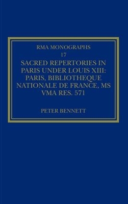 Book cover for Sacred Repertories in Paris under Louis XIII