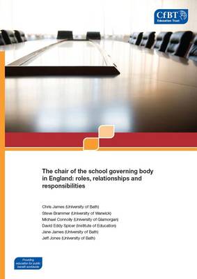 Book cover for The Chair of the School Governing Body in England