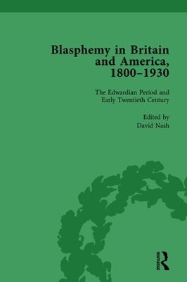 Book cover for Blasphemy in Britain and America, 1800-1930, Volume 4